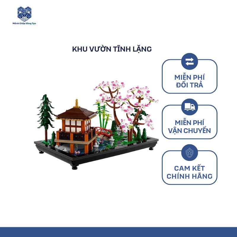 Mô hình lắp ráp Khu vườn tĩnh lặng: Góc healing cho Gen Z số 1