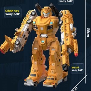 🤖MÔ HÌNH ROBOT BIẾN HÌNH CỠ LỚN 35CM (XOAY 360 ĐỘ)