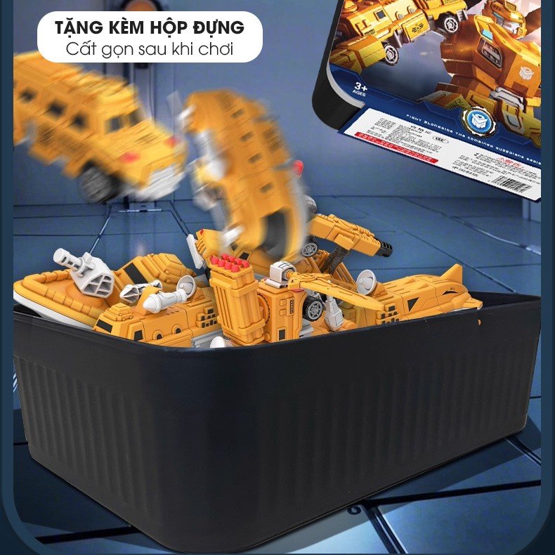 🤖MÔ HÌNH ROBOT BIẾN HÌNH CỠ LỚN 35CM (XOAY 360 ĐỘ) - Ảnh 2