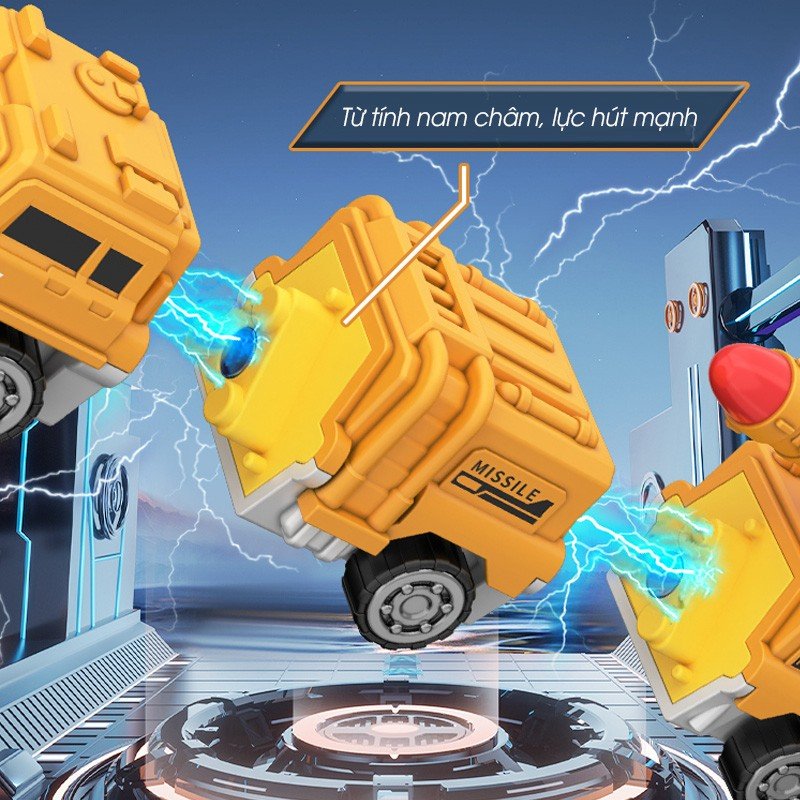 🤖MÔ HÌNH ROBOT BIẾN HÌNH CỠ LỚN 35CM (XOAY 360 ĐỘ) - Ảnh 5