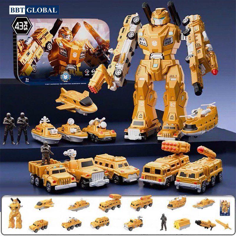 🤖MÔ HÌNH ROBOT BIẾN HÌNH CỠ LỚN 35CM (XOAY 360 ĐỘ) - Ảnh 6